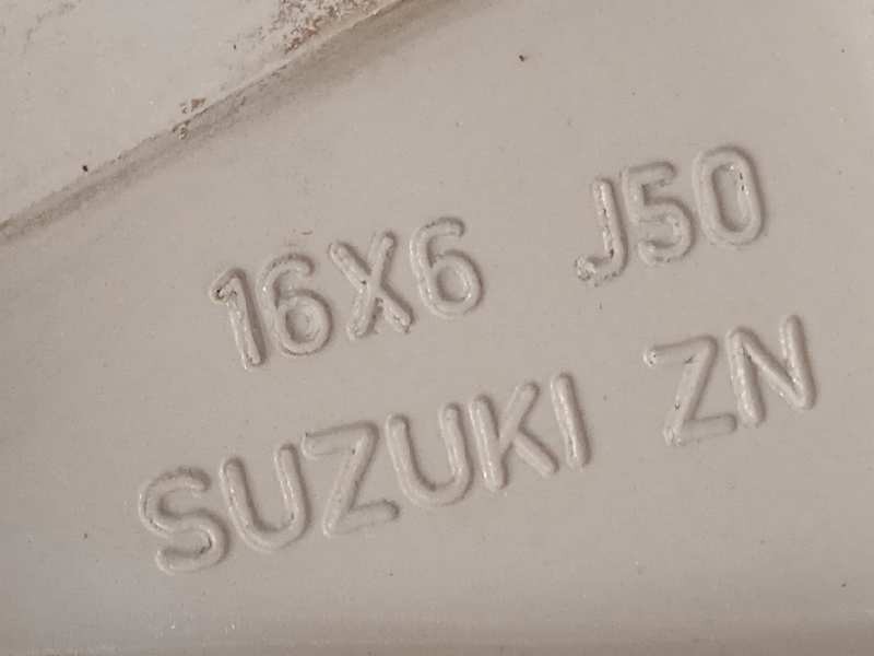 Recambio de llanta para suzuki sx4 rw (ey) 1.9 ddis turbodiesel referencia OEM IAM 4321079J51ZFV  