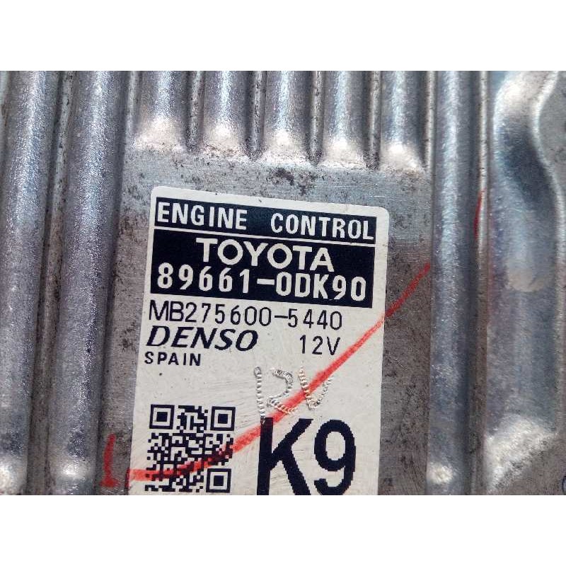 Recambio de centralita motor uce para toyota yaris 1.3 16v cat referencia OEM IAM 896610DK90  MB2756005440