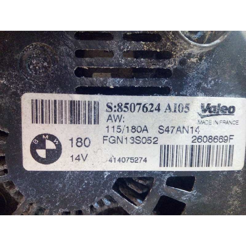 Recambio de alternador para bmw x1 (e84) sdrive 16d referencia OEM IAM 8507624 2608669D FG18S052