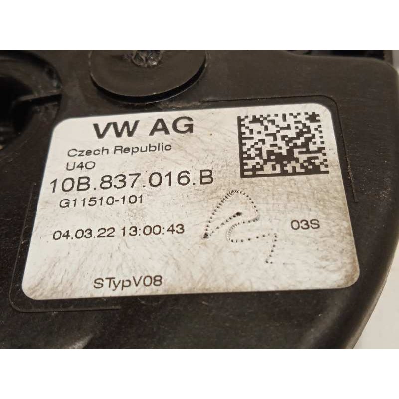 Recambio de cerradura puerta delantera derecha para seat ibiza (kj1) fr referencia OEM IAM 10B837016B  