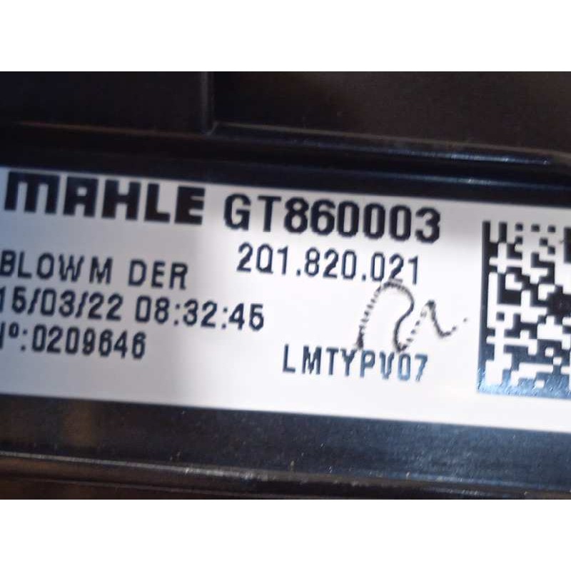 Recambio de motor calefaccion para seat ibiza (kj1) fr referencia OEM IAM 2Q1820021  