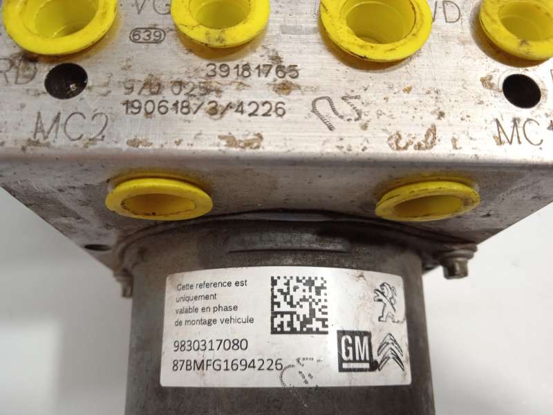 Recambio de abs para citroën c3 feel referencia OEM IAM 39181765 0265956240 970025 5