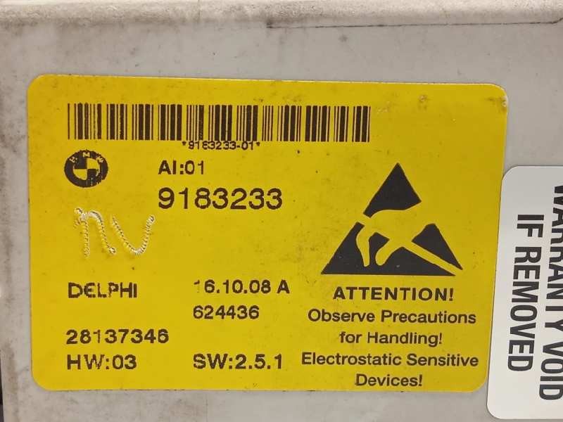 Recambio de modulo electronico para bmw serie 5 berlina (e60) 520d referencia OEM IAM 9183233  61319183233