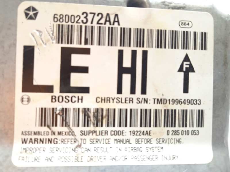 Recambio de centralita airbag para chrysler 300 c 3.0 crd referencia OEM IAM 68002372AA  