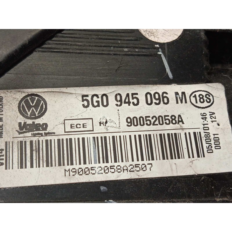 Recambio de piloto trasero derecho para volkswagen golf vii lim. edition bluemotion referencia OEM IAM 5G0945096M  