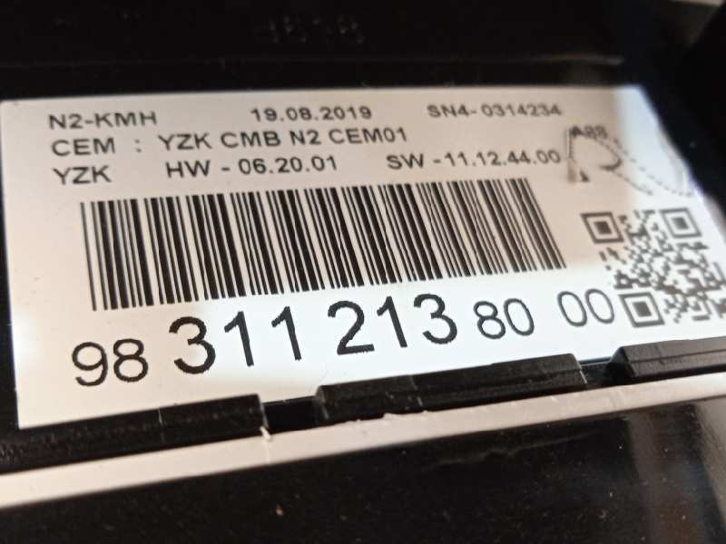 Recambio de cuadro instrumentos para citroën c3 aircross feel referencia OEM IAM 9831121380  