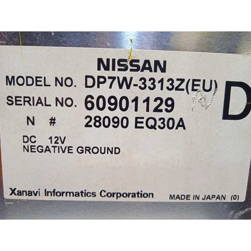 Recambio de pantalla multifuncion para nissan murano (z50) básico referencia OEM IAM 28090EQ30A  DP7W3313Z