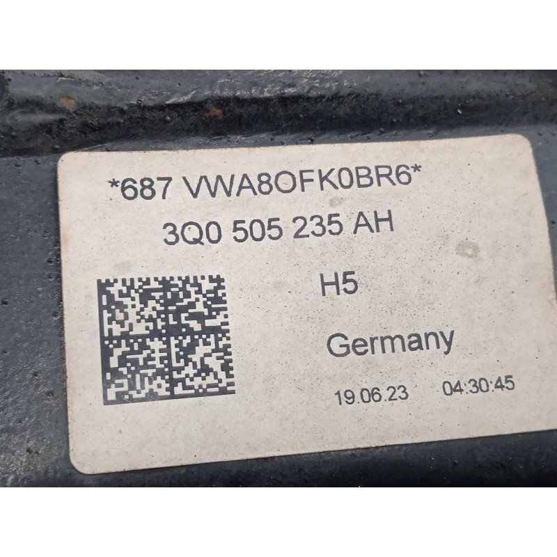 Recambio de puente trasero para volkswagen passat variant (cb5) 2.0 bluemotion referencia OEM IAM 3Q0505235AH  