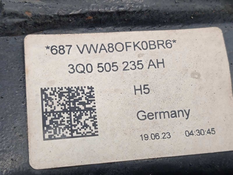 Recambio de puente trasero para volkswagen passat variant (cb5) 2.0 bluemotion referencia OEM IAM 3Q0505235AH  