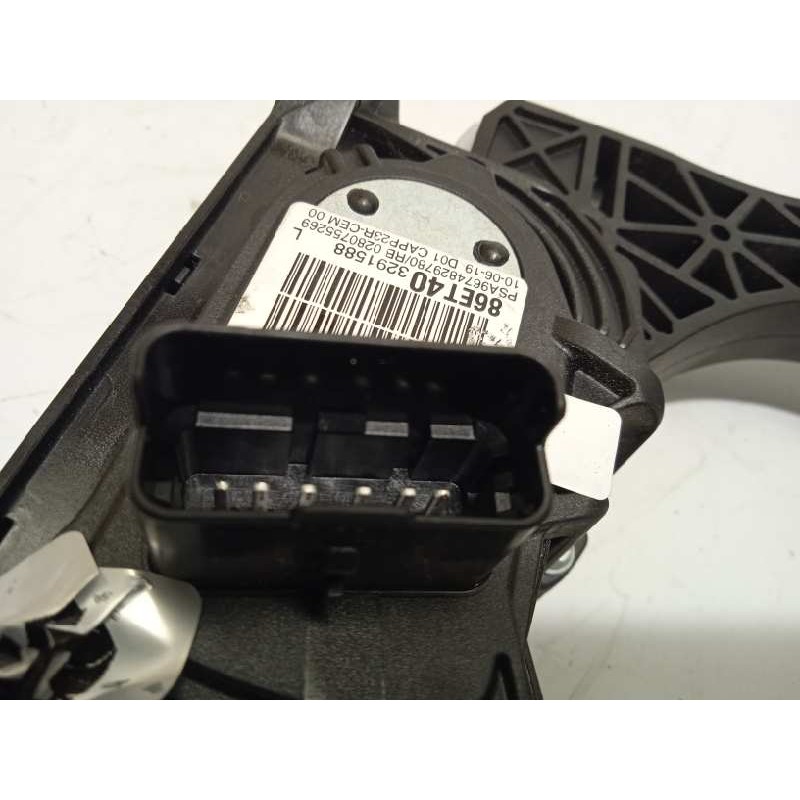 Recambio de potenciometro pedal para citroën berlingo 1.5 blue-hdi fap referencia OEM IAM 9674829780  86ET40
