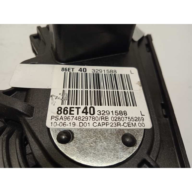 Recambio de potenciometro pedal para citroën berlingo 1.5 blue-hdi fap referencia OEM IAM 9674829780  86ET40