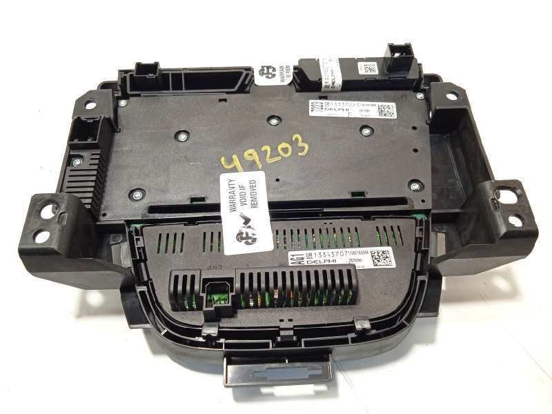 Recambio de mando climatizador para opel astra j lim. sport referencia OEM IAM 13343707  13337223