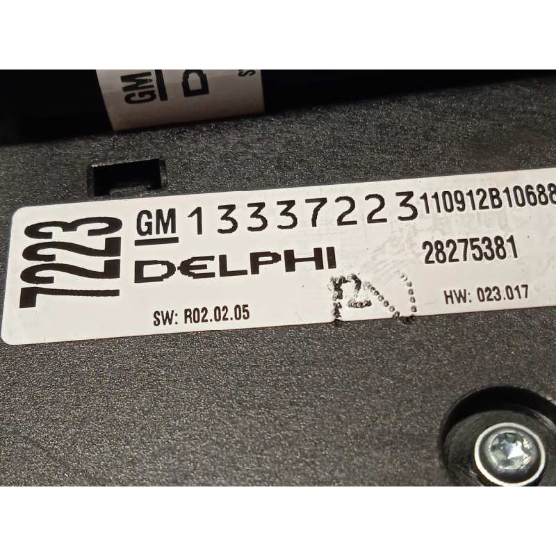 Recambio de mando climatizador para opel astra j lim. sport referencia OEM IAM 13343707  13337223