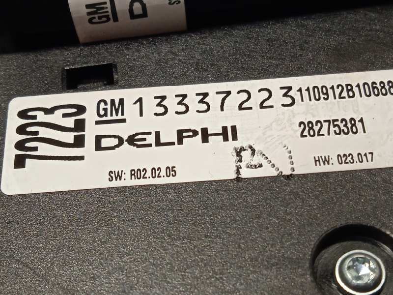 Recambio de mando climatizador para opel astra j lim. sport referencia OEM IAM 13343707  13337223