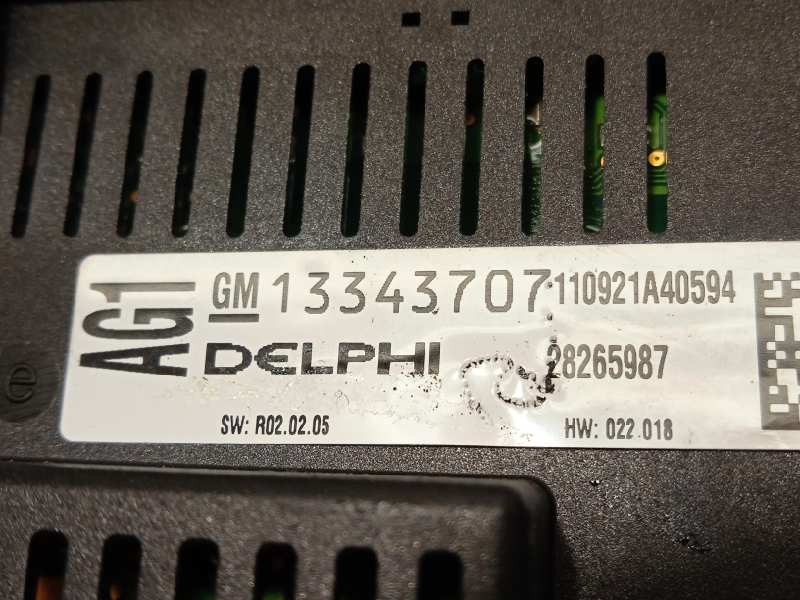 Recambio de mando climatizador para opel astra j lim. sport referencia OEM IAM 13343707  13337223