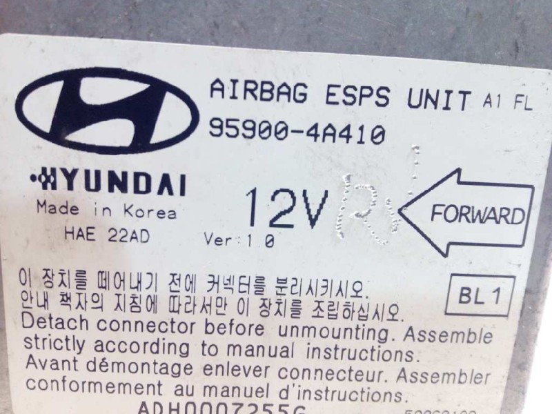 Recambio de centralita airbag para hyundai h 1 h 1 furg.caja cerr.c. puerta referencia OEM IAM 959004A410  