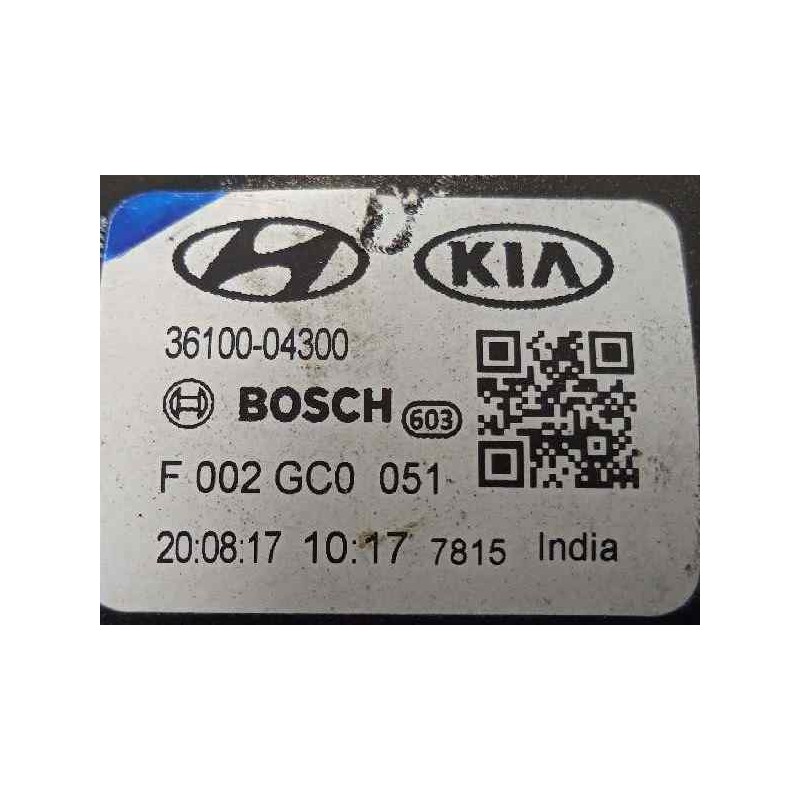 Recambio de motor arranque para kia picanto (ja) 1.0 cat referencia OEM IAM 3610004300  F002GC0051