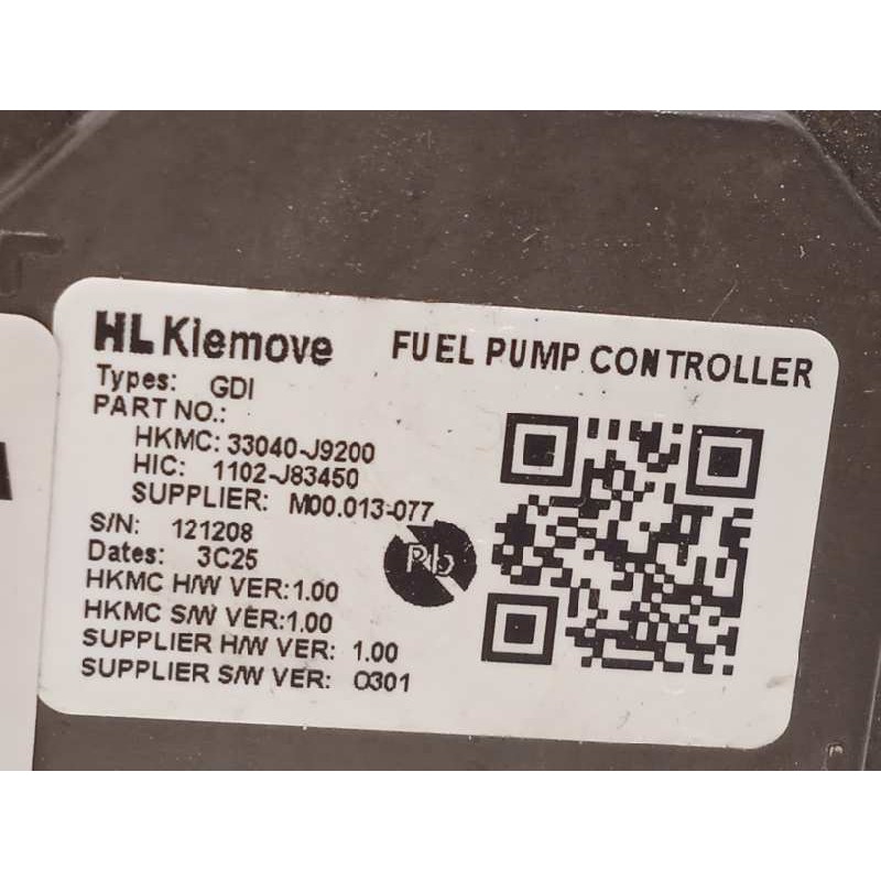 Recambio de bomba combustible para hyundai kona 1.0 tgdi cat referencia OEM IAM 31110J9200  33040J9200