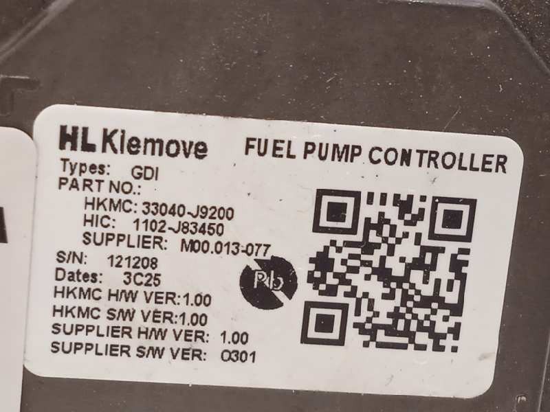 Recambio de bomba combustible para hyundai kona 1.0 tgdi cat referencia OEM IAM 31110J9200  33040J9200