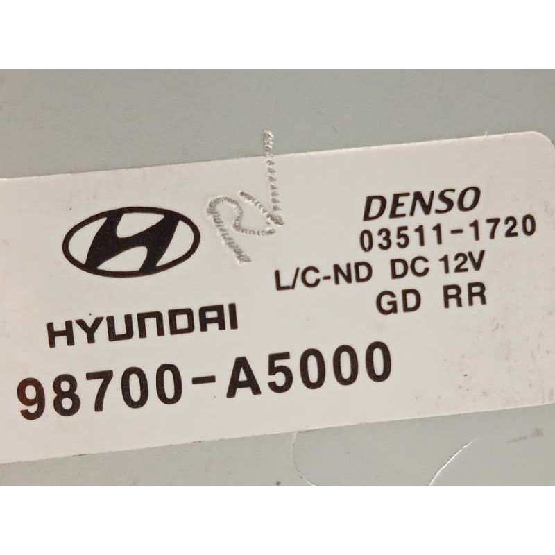Recambio de motor limpia trasero para hyundai i30 (gd) 1.4 cat referencia OEM IAM 98700A5000  035111720