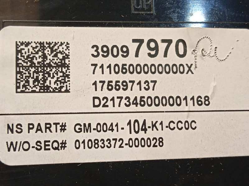 Recambio de cuadro instrumentos para opel astra k sports tourer dynamic start/stop referencia OEM IAM 39097970  