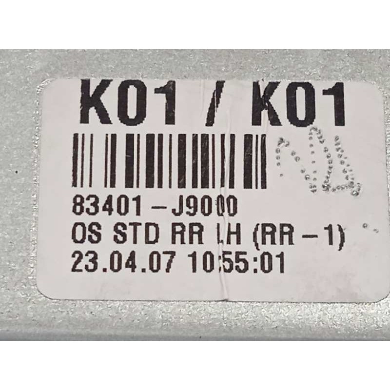 Recambio de elevalunas trasero izquierdo para hyundai kona 1.0 tgdi cat referencia OEM IAM 83401J9080  82460J9000