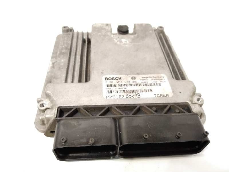 Recambio de centralita motor uce para jeep patriot limited referencia OEM IAM P05187650AB  0281014270