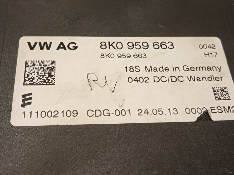 Recambio de modulo electronico para audi a5 coupe (8t) 2.0 tdi referencia OEM IAM 8K0959663B  