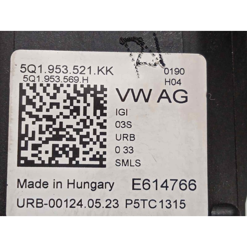 Recambio de mando intermitentes para volkswagen passat variant (cb5) 2.0 bluemotion referencia OEM IAM 5Q1953521KK 5Q1953502BA 5