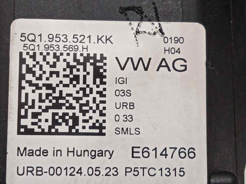 Recambio de mando intermitentes para volkswagen passat variant (cb5) 2.0 bluemotion referencia OEM IAM 5Q1953521KK 5Q1953502BA 5