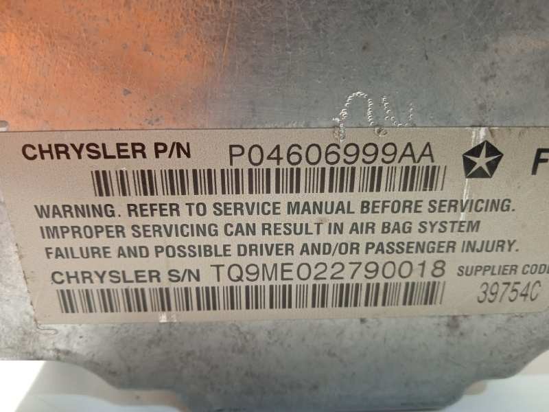 Recambio de centralita airbag para jeep cherokee (kj) 2.8 crd cat referencia OEM IAM P04606999AA  04606999AA