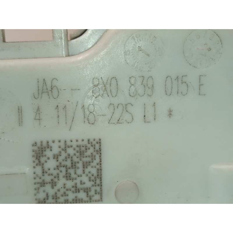 Recambio de cerradura puerta trasera izquierda para audi a5 sportback (f5a) básico quattro referencia OEM IAM 8X0839015E  
