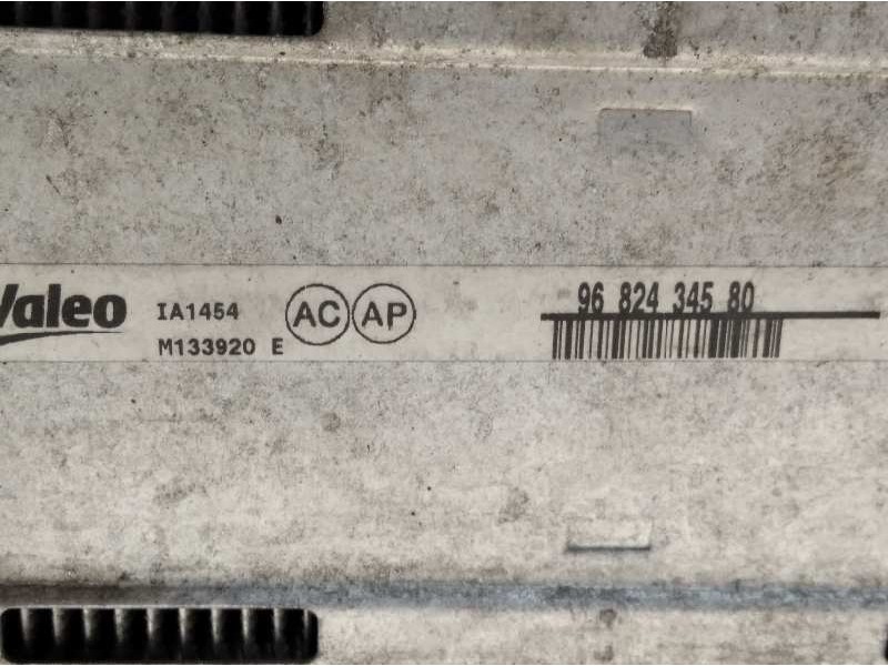 Recambio de intercooler para citroën berlingo cuadro 1.6 16v hdi referencia OEM IAM 9682434580  IA1454