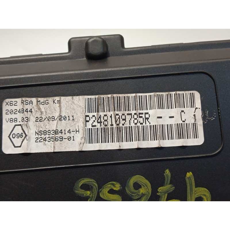 Recambio de cuadro instrumentos para renault master kasten 2.3 diesel dci cat referencia OEM IAM 248109785R  