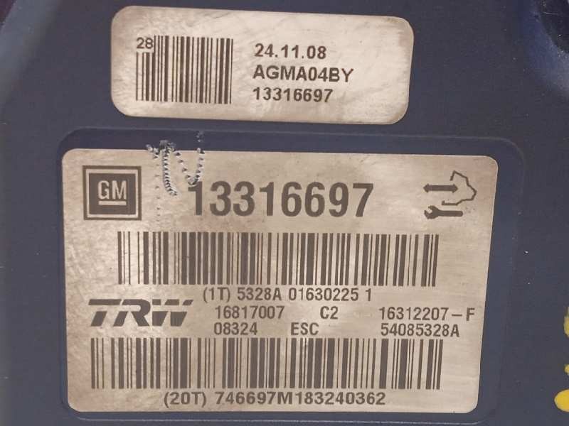 Recambio de abs para opel insignia berlina sport referencia OEM IAM 13316697 16312208G 16817008