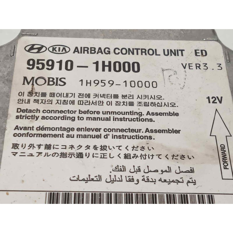 Recambio de centralita airbag para kia cee´d emotion referencia OEM IAM 959101H000  
