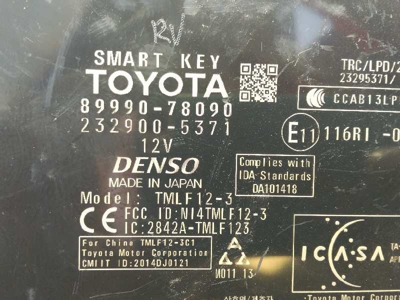 Recambio de modulo electronico para lexus nx 300h 4wd referencia OEM IAM 8999078090  2329005371