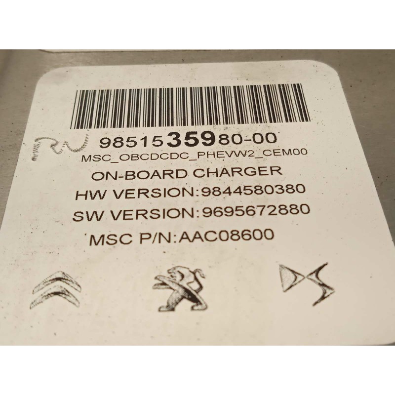 Recambio de convertidor potencia para peugeot 308 1.6 allure hybrid referencia OEM IAM 9851535980 1680465480 9844580380