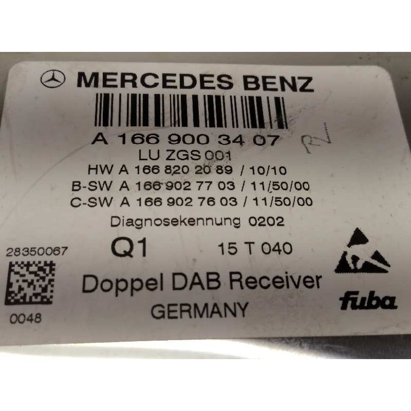 Recambio de modulo electronico para mercedes-benz clase e (w212) lim. 2.1 cdi cat referencia OEM IAM A1669003407  1669003407