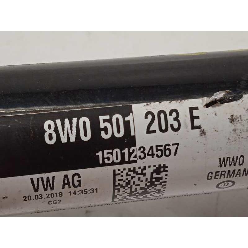 Recambio de transmision trasera derecha para audi a5 sportback (f5a) básico quattro referencia OEM IAM 8W0501203E  