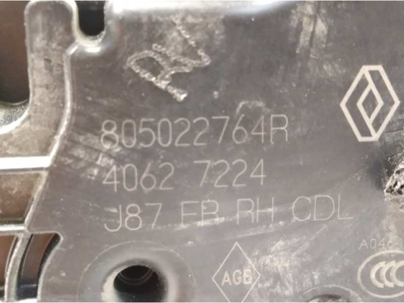 Recambio de cerradura puerta delantera derecha para renault captur 0.9 energy referencia OEM IAM 805022764R  