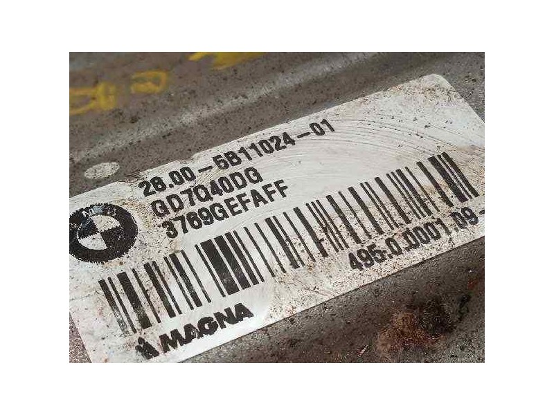 Recambio de despiece caja cambios para bmw serie x1 (u11) 20dx referencia OEM IAM 5B11024  28005B11024