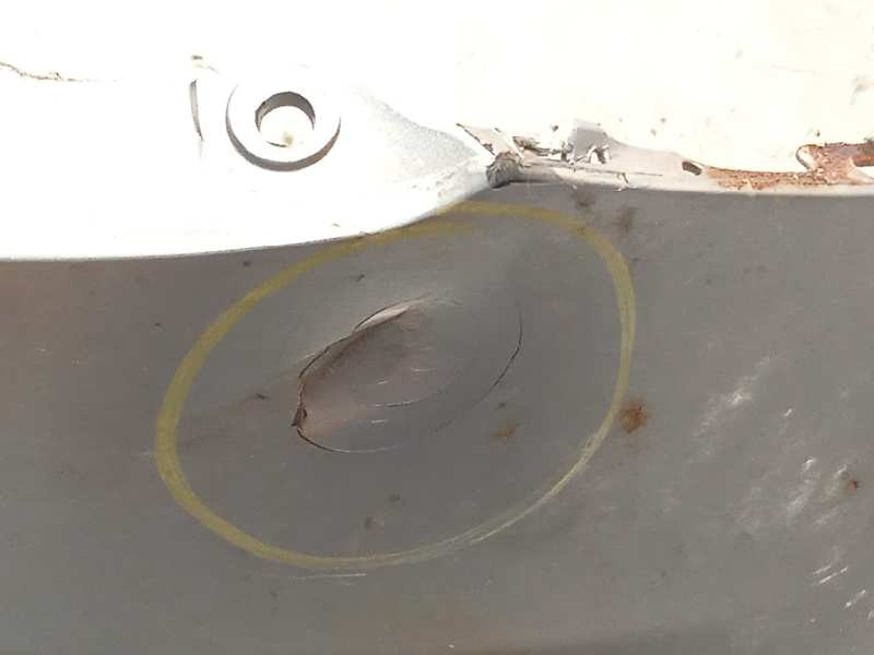 Recambio de paragolpes trasero para seat leon (5f1) 1.2 tsi referencia OEM IAM 5F0807421N  5F0807421NGRU