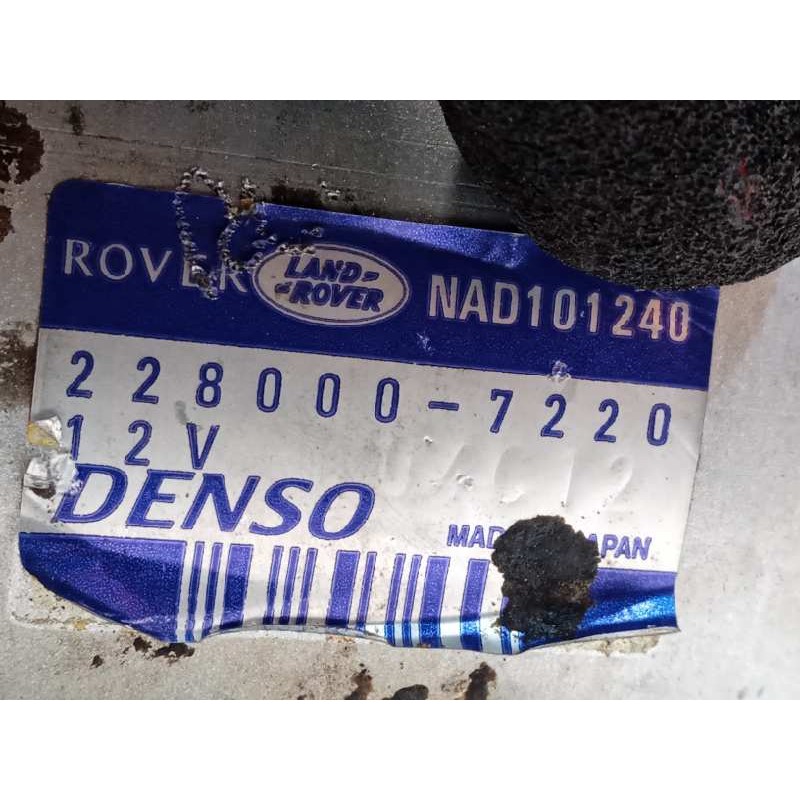 Recambio de motor arranque para land rover discovery (lt) 2.5 turbodiesel referencia OEM IAM NAD101240  2280007220