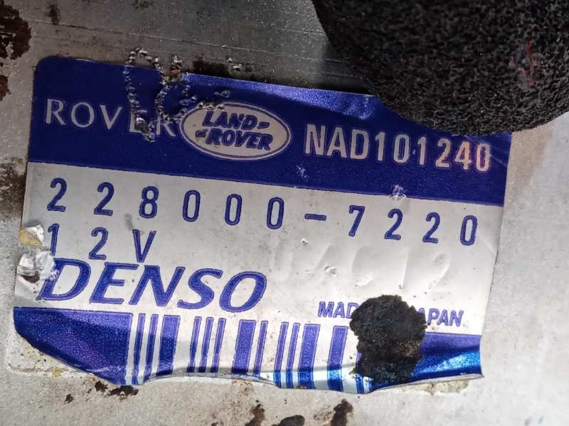 Recambio de motor arranque para land rover discovery (lt) 2.5 turbodiesel referencia OEM IAM NAD101240  2280007220
