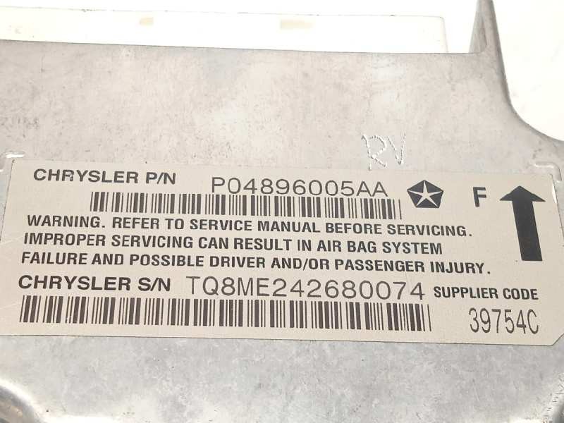 Recambio de centralita airbag para jeep cherokee (kj) 2.8 crd cat referencia OEM IAM P04896005AA  04896005AA