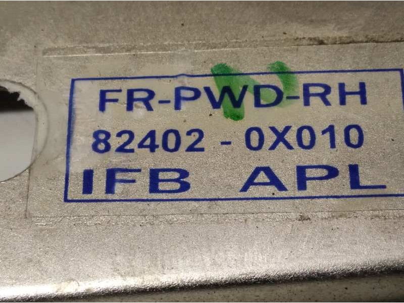 Recambio de elevalunas delantero derecho para hyundai i10 classic referencia OEM IAM 824020X010 824020X000 988200X100