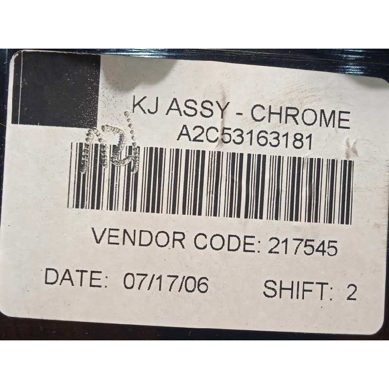 Recambio de cuadro instrumentos para jeep cherokee (kj) 2.8 crd cat referencia OEM IAM P05172911AB  A2C53163181