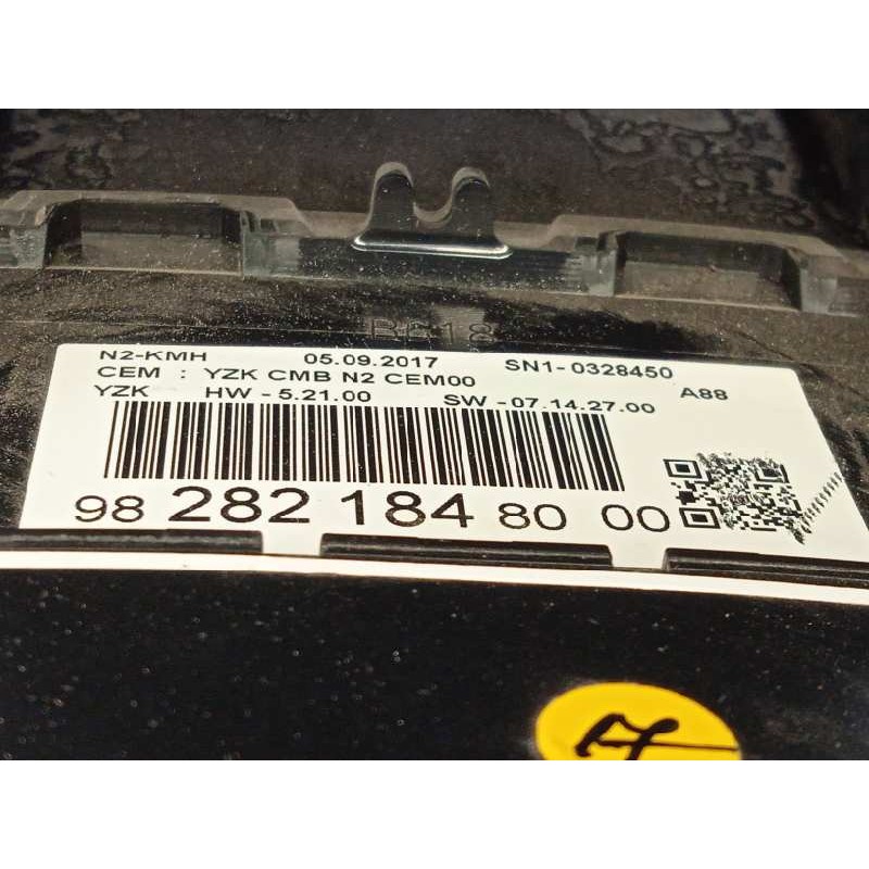 Recambio de cuadro instrumentos para citroën c3 aircross feel referencia OEM IAM 9828218480  