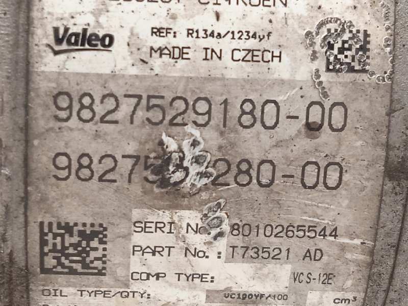 Recambio de compresor aire acondicionado para citroën c4 picasso referencia OEM IAM 9827529180  9827552280